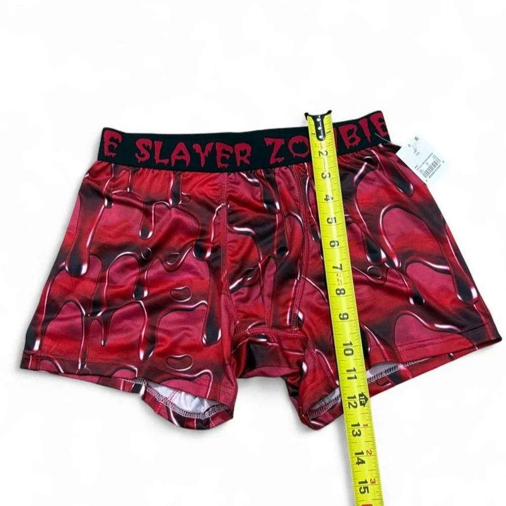 NWT Zombie Slayer Boxer Briefs Blood Drip Cyber Mall Goth Boys S Mad Engine
